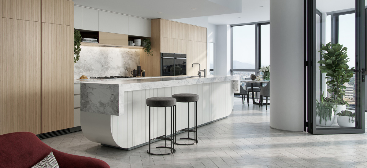 Queens Wharf kitchen