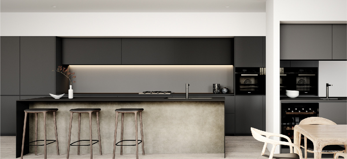 artistry melbourne apartments developments luxury high end valcucine kitchen rogerseller