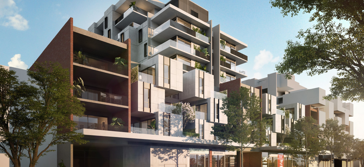 ovation middle footscray apartment development facade